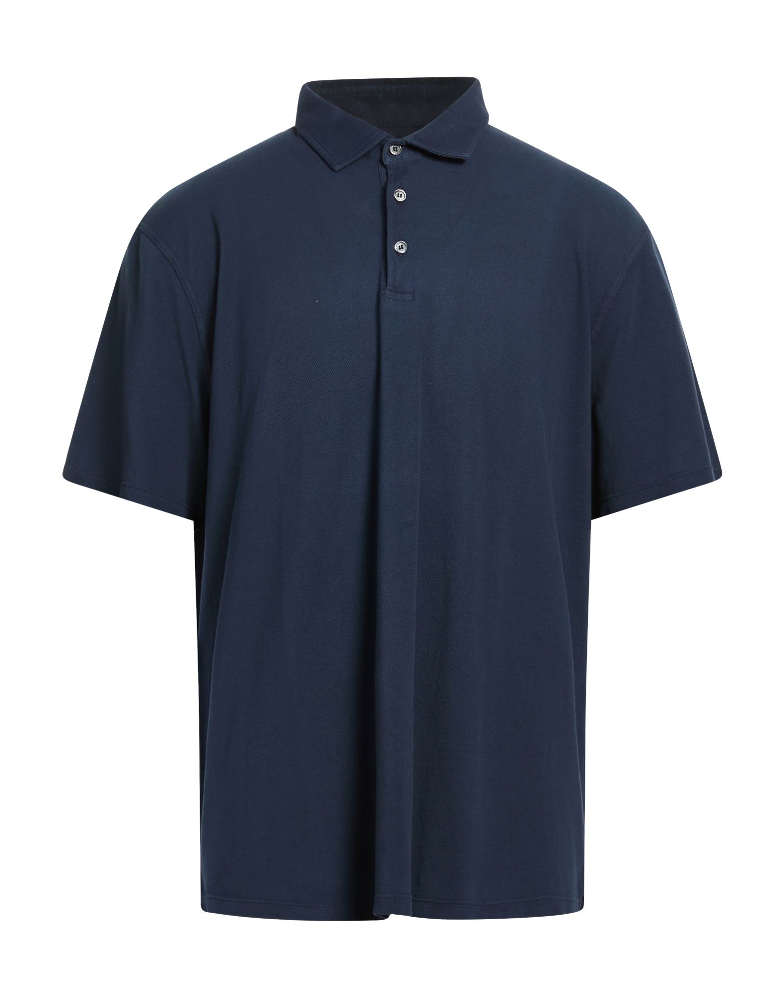 FEDELI Poloshirt Herren Marineblau von FEDELI