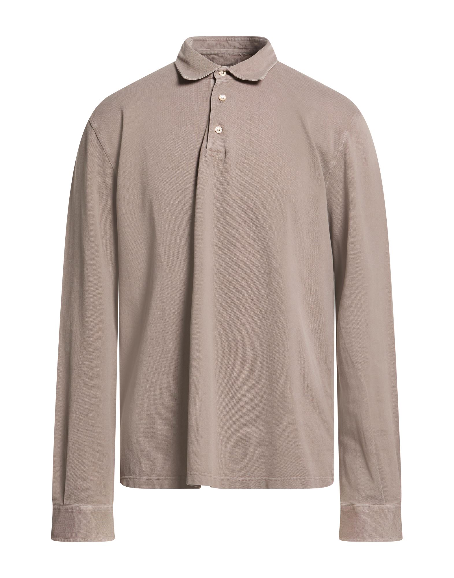 FEDELI Poloshirt Herren Maulwurfsgrau von FEDELI