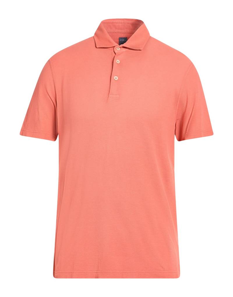 FEDELI Poloshirt Herren Orange von FEDELI