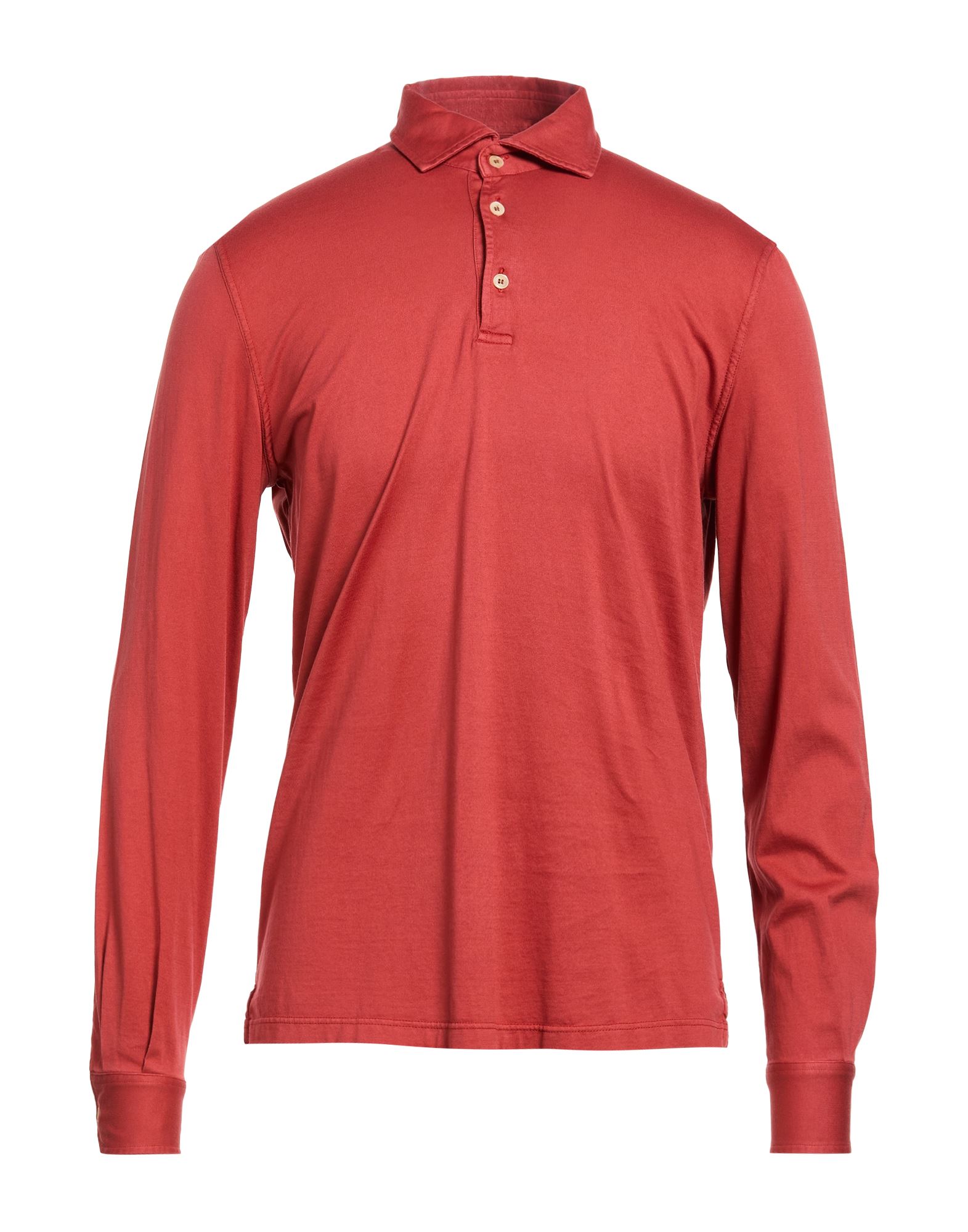 FEDELI Poloshirt Herren Rostrot von FEDELI
