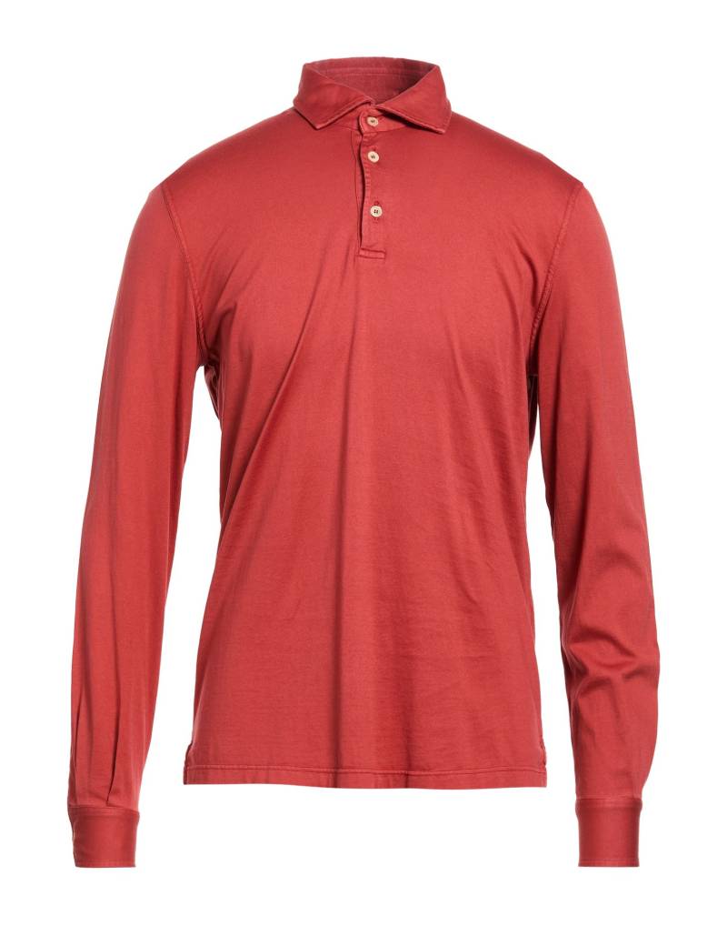 FEDELI Poloshirt Herren Rostrot von FEDELI
