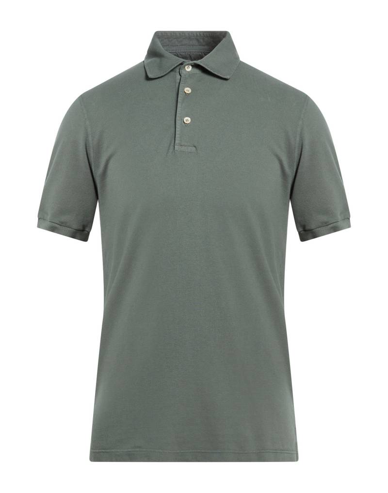 FEDELI Poloshirt Herren Salbeigrün von FEDELI