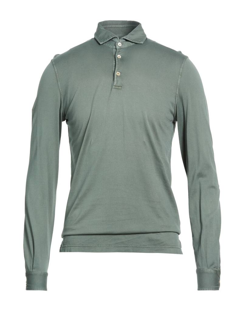 FEDELI Poloshirt Herren Salbeigrün von FEDELI