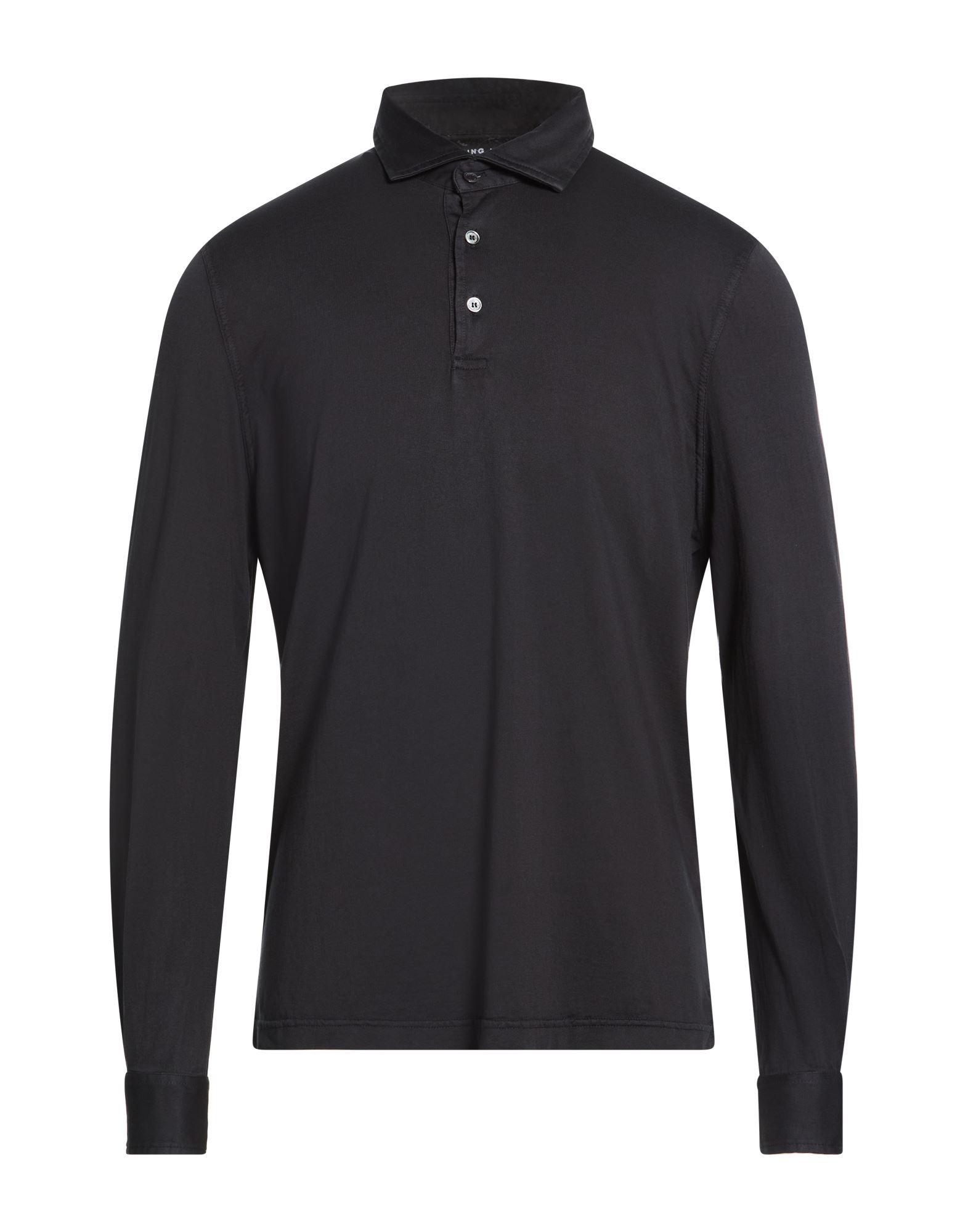 FEDELI Poloshirt Herren Schwarz von FEDELI