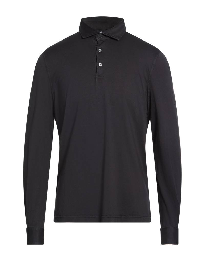 FEDELI Poloshirt Herren Schwarz von FEDELI