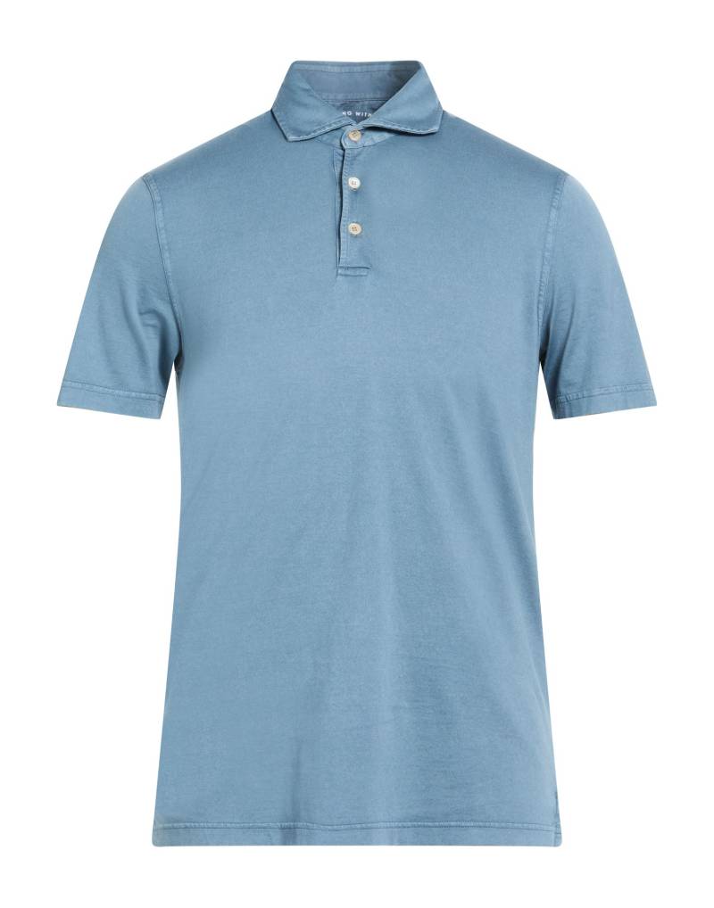 FEDELI Poloshirt Herren Taubenblau von FEDELI