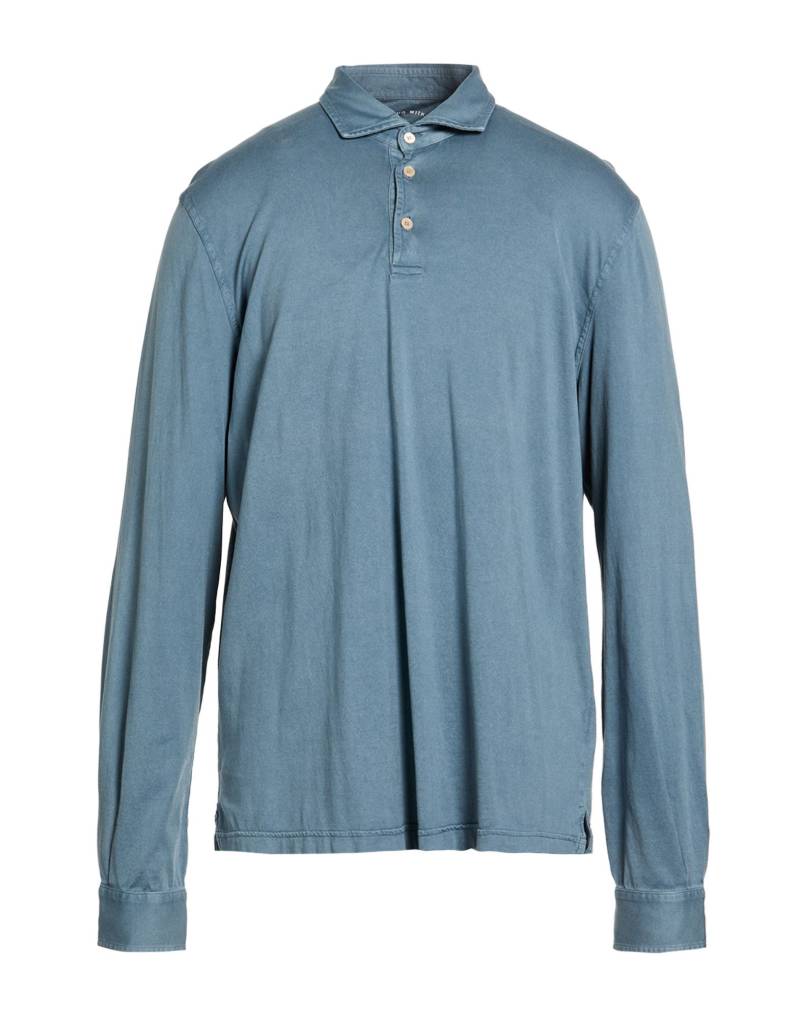 FEDELI Poloshirt Herren Taubenblau von FEDELI