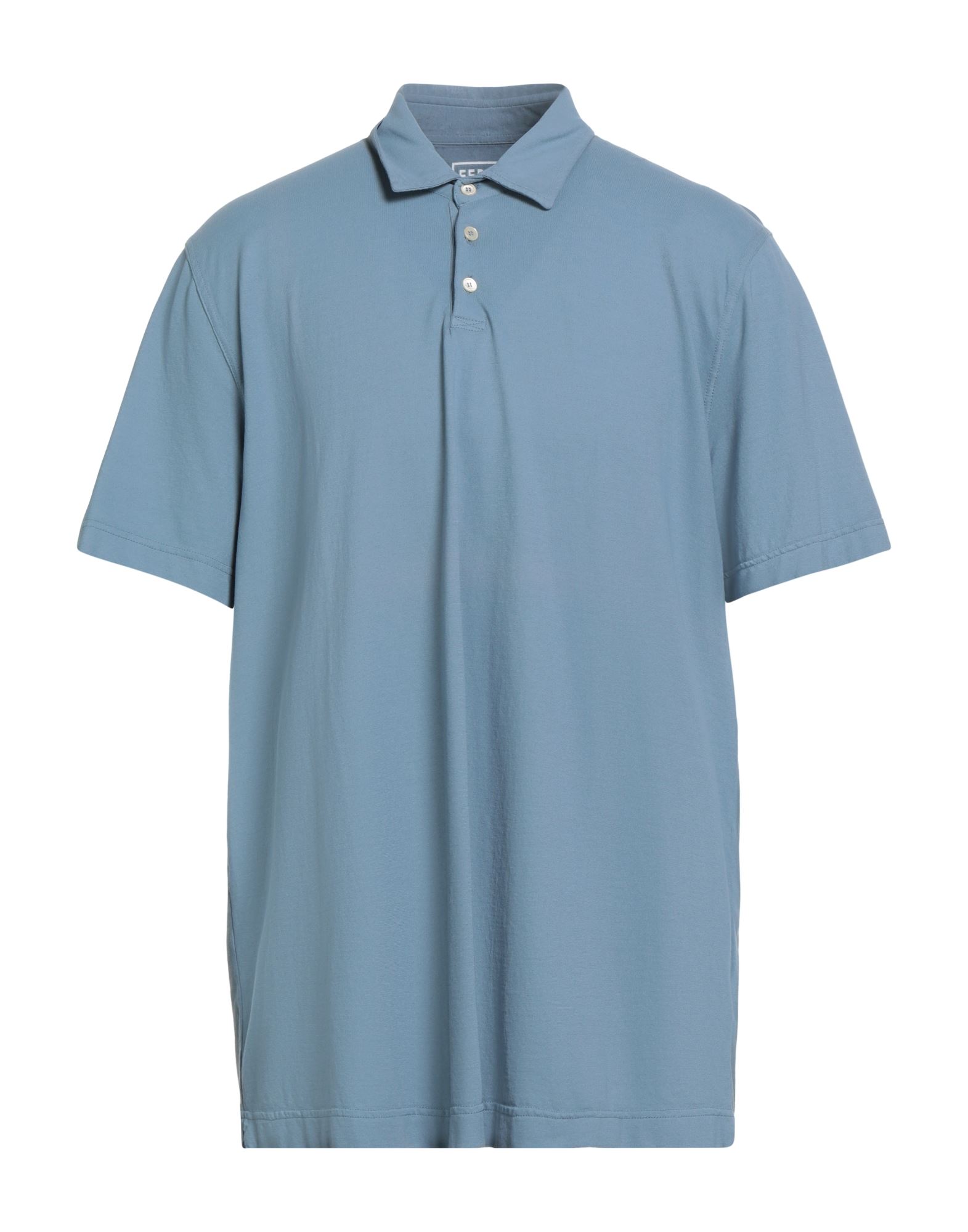 FEDELI Poloshirt Herren Taubenblau von FEDELI