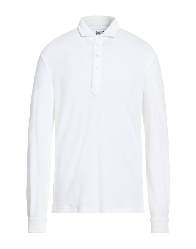 FEDELI Poloshirt Herren Weiß von FEDELI