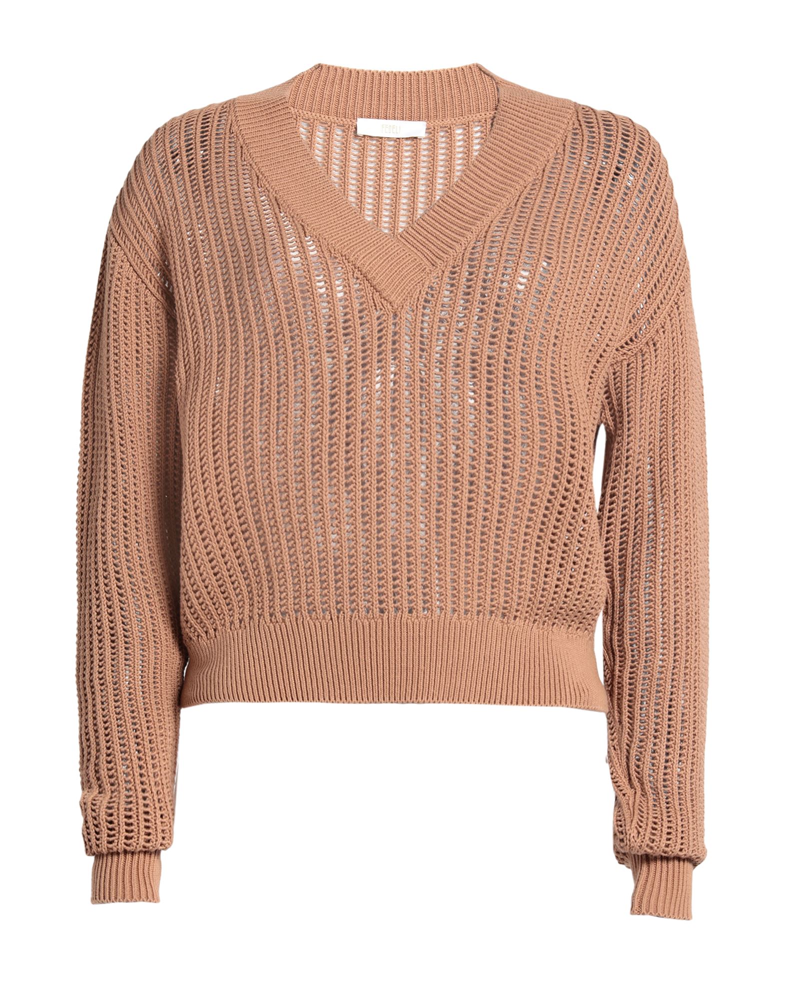 FEDELI Pullover Damen Braun von FEDELI