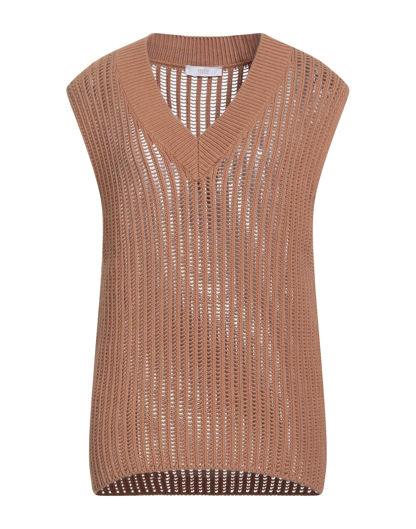 FEDELI Pullover Damen Braun von FEDELI