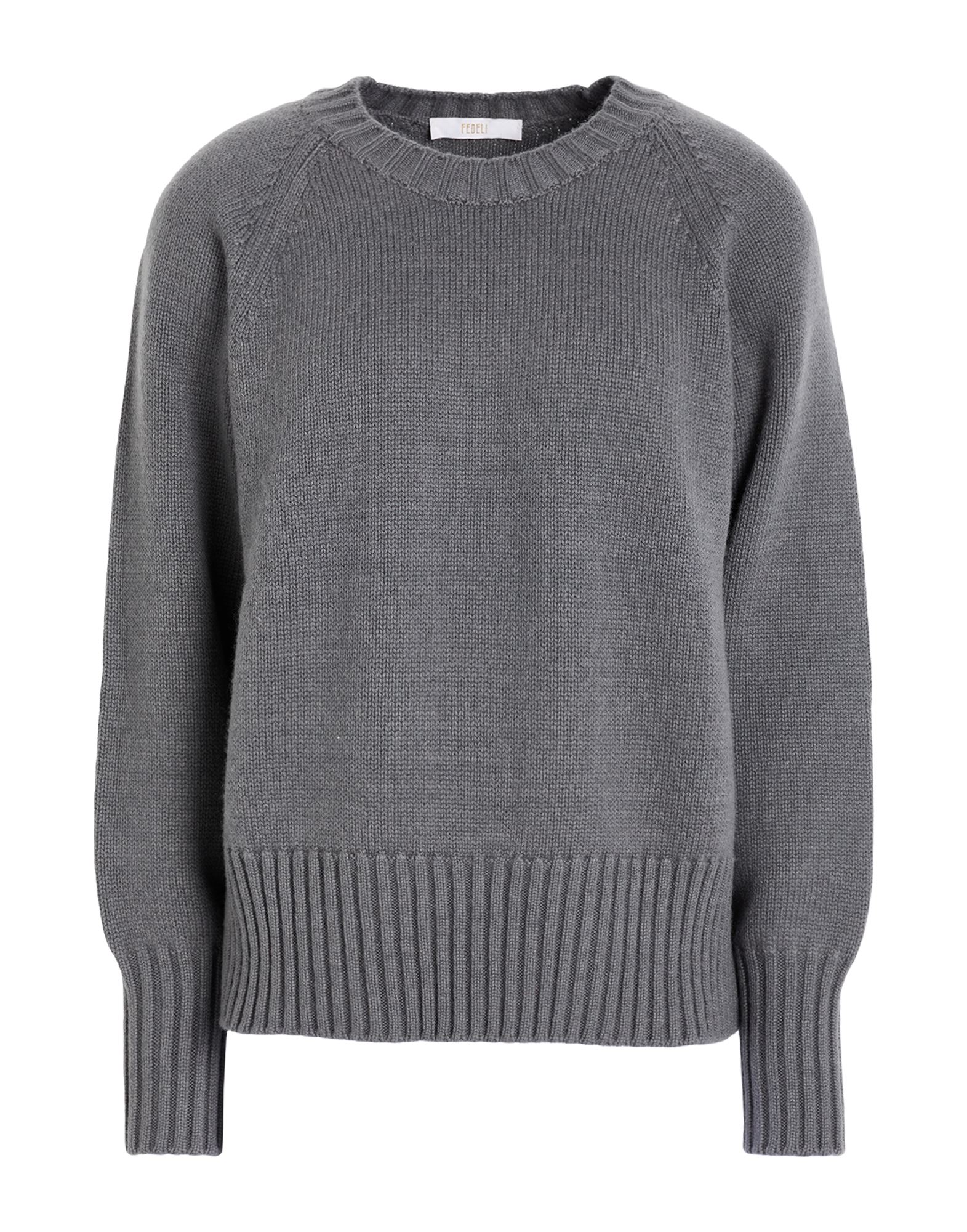 FEDELI Pullover Damen Grau von FEDELI