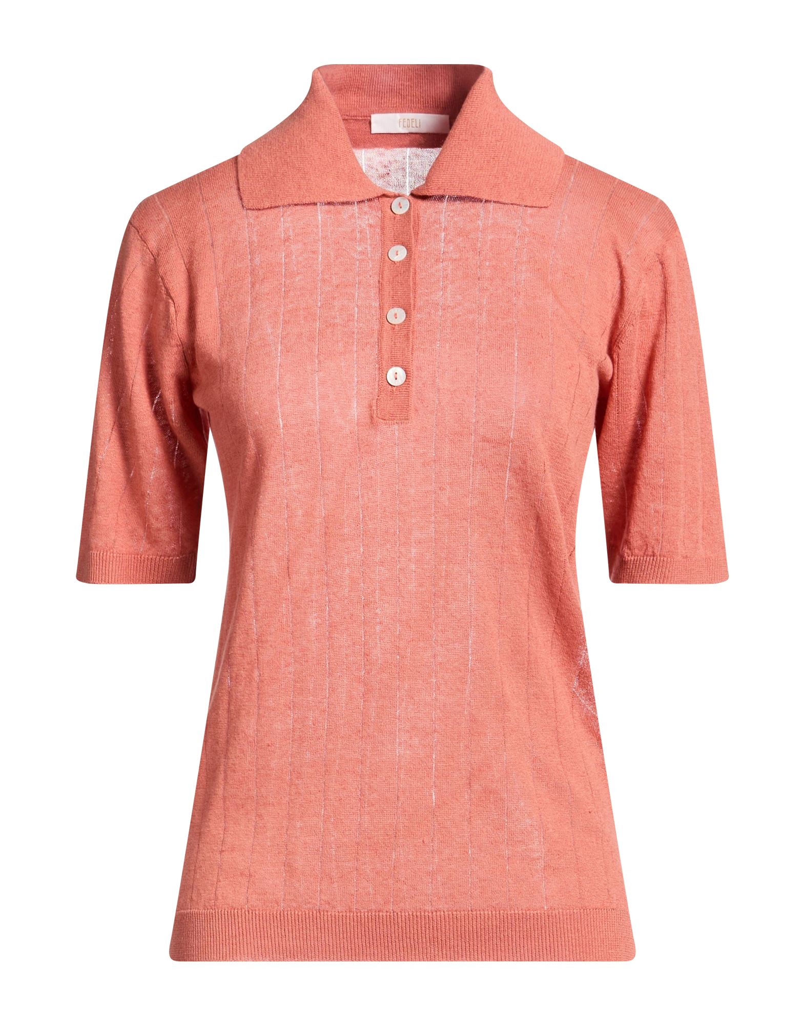 FEDELI Pullover Damen Lachs von FEDELI