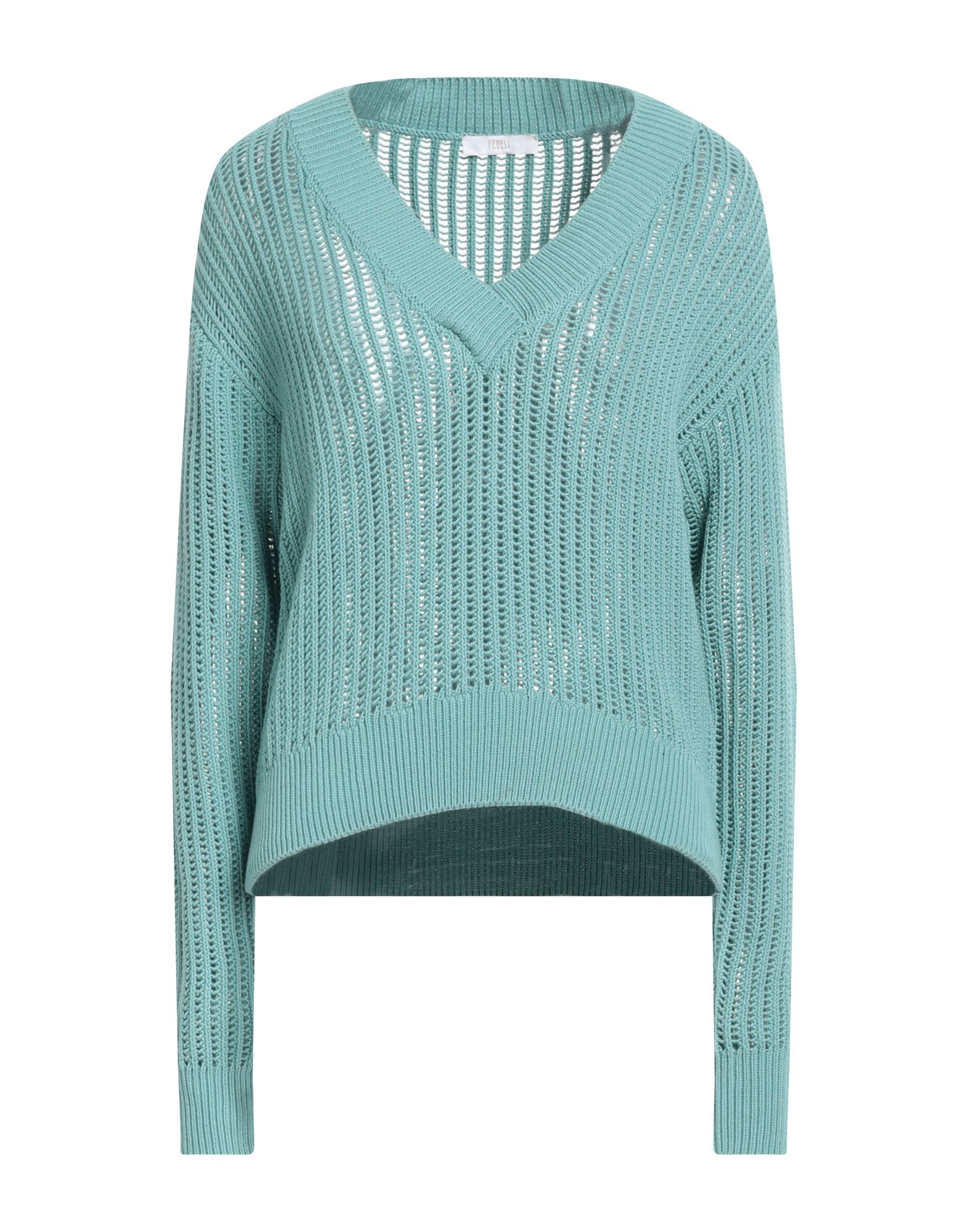 FEDELI Pullover Damen Tūrkis FEDELI Pullover Damen Tūrkis von FEDELI