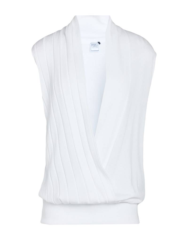 FEDELI Pullover Damen Weiß von FEDELI