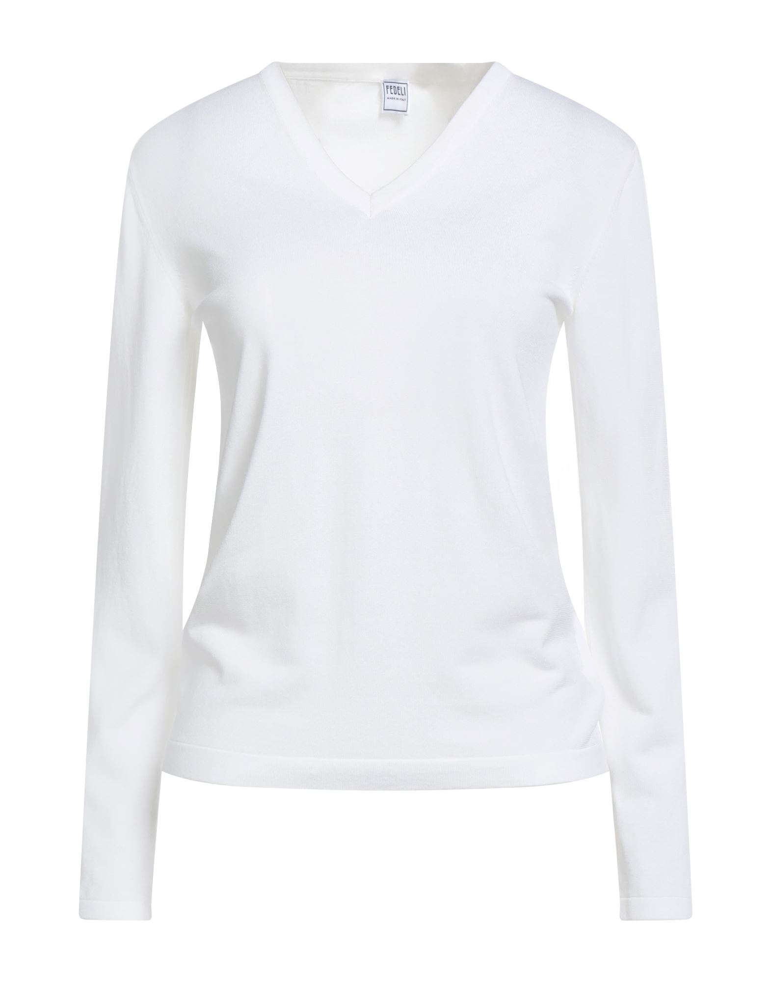 FEDELI Pullover Damen Weiß von FEDELI