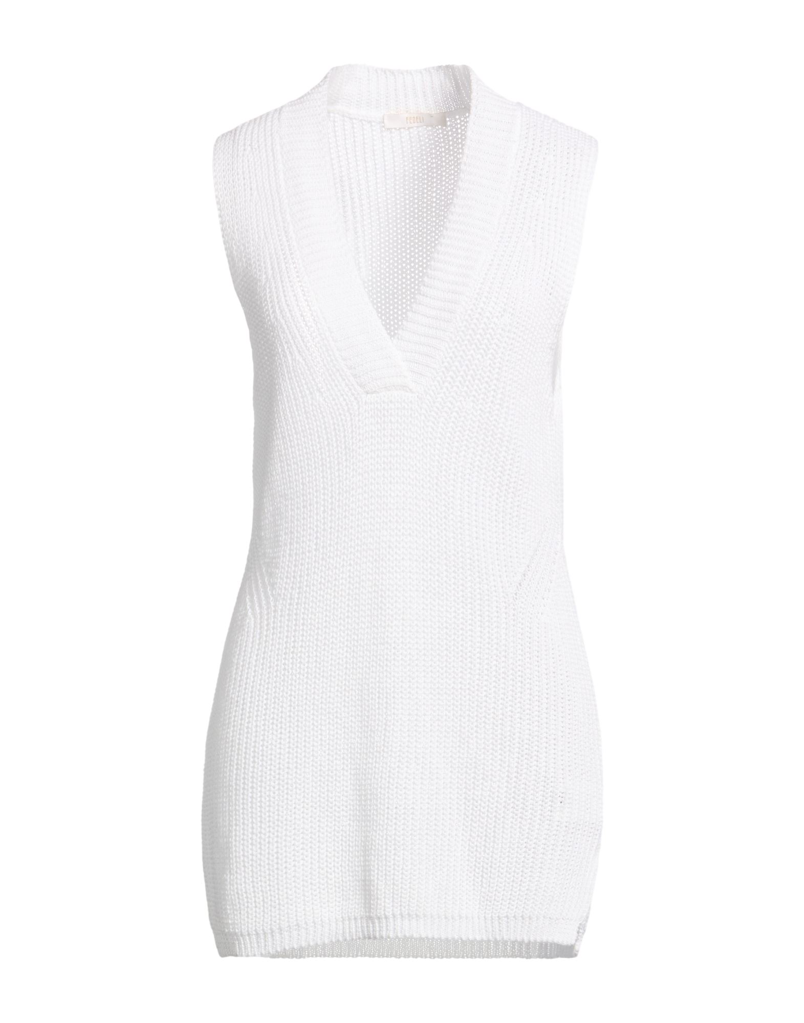 FEDELI Pullover Damen Weiß von FEDELI