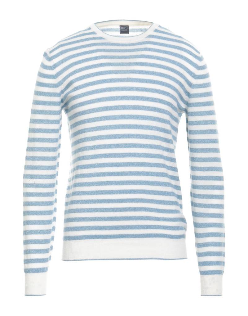 FEDELI Pullover Herren Azurblau von FEDELI