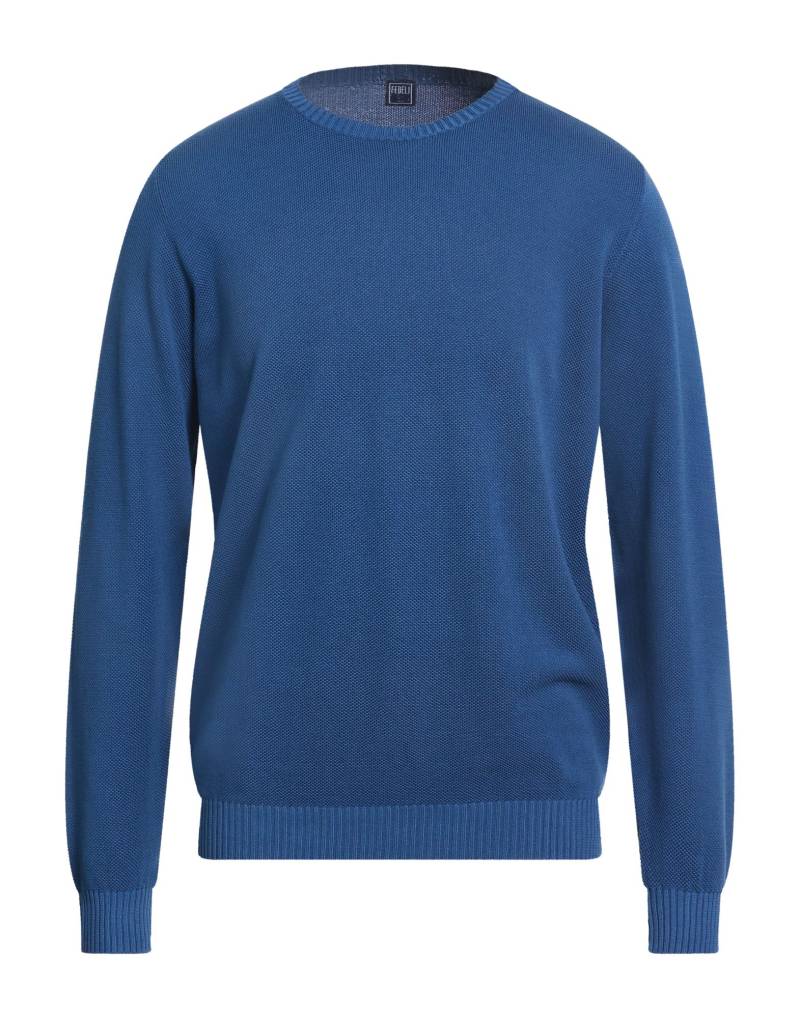 FEDELI Pullover Herren Blau von FEDELI