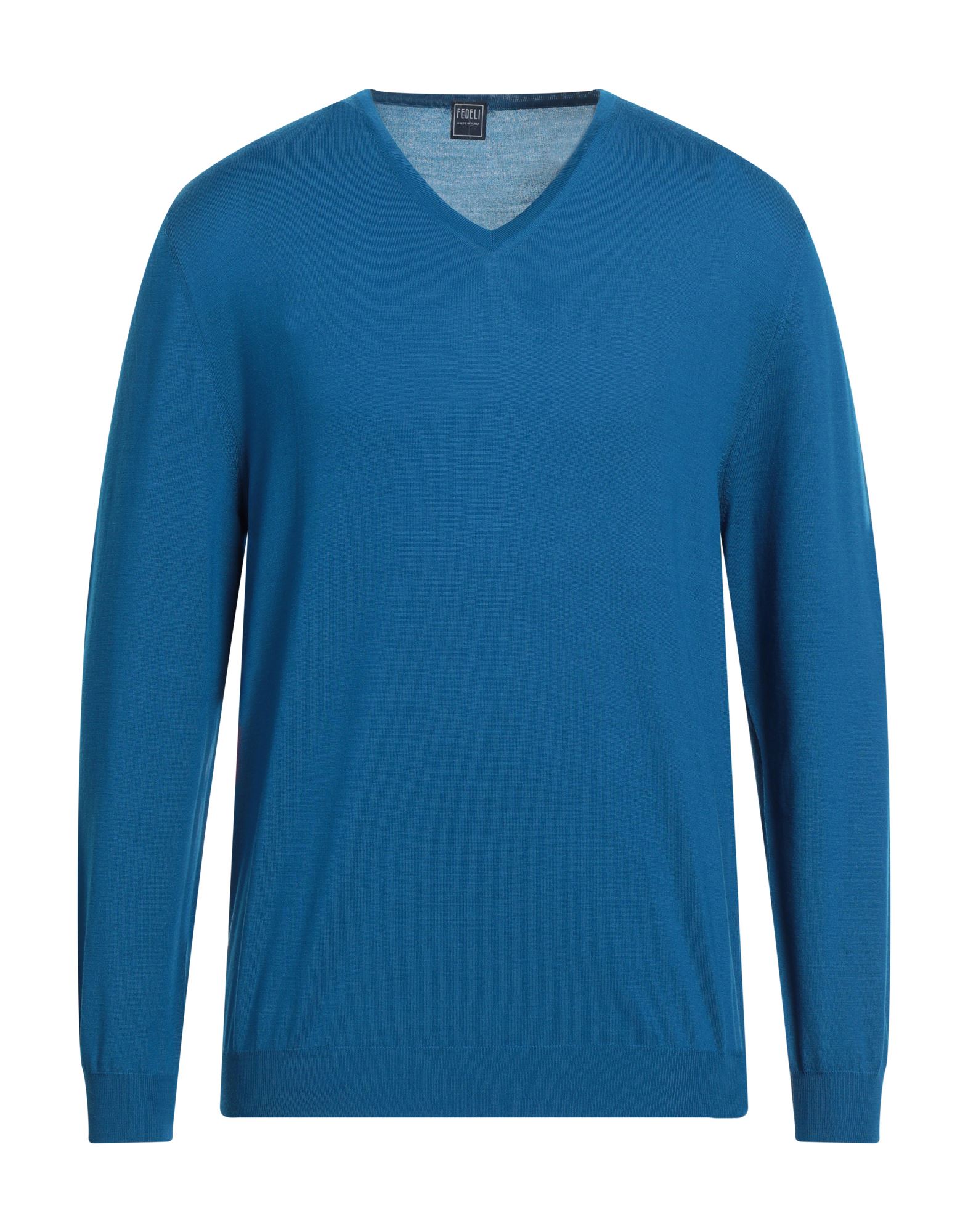 FEDELI Pullover Herren Blau von FEDELI