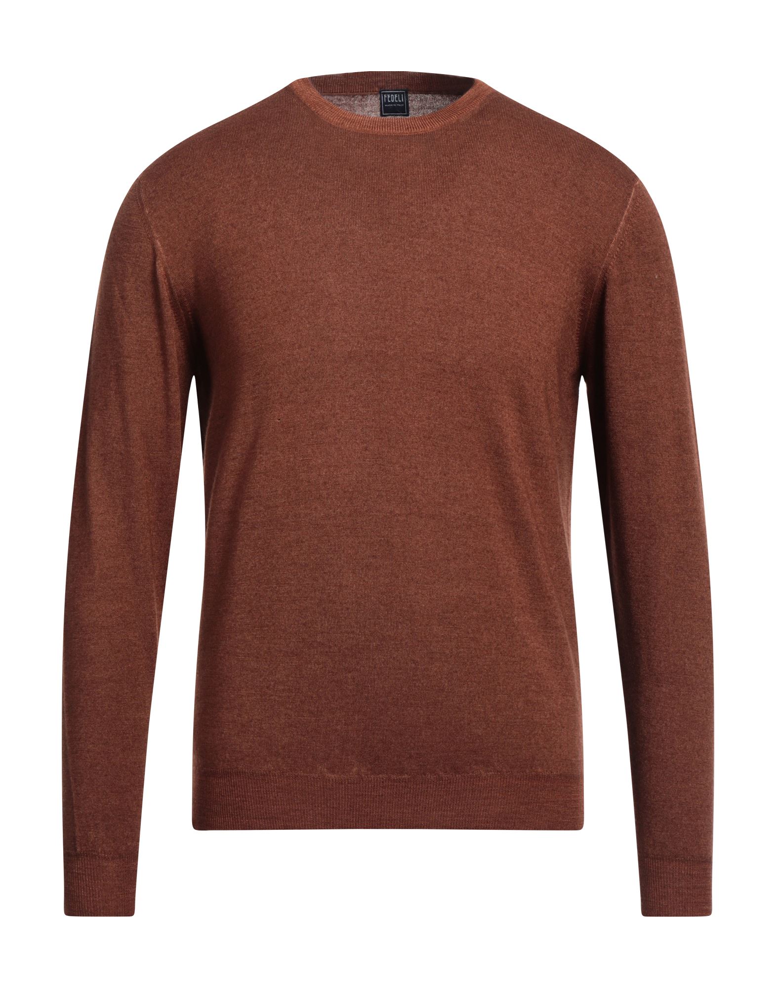 FEDELI Pullover Herren Braun von FEDELI