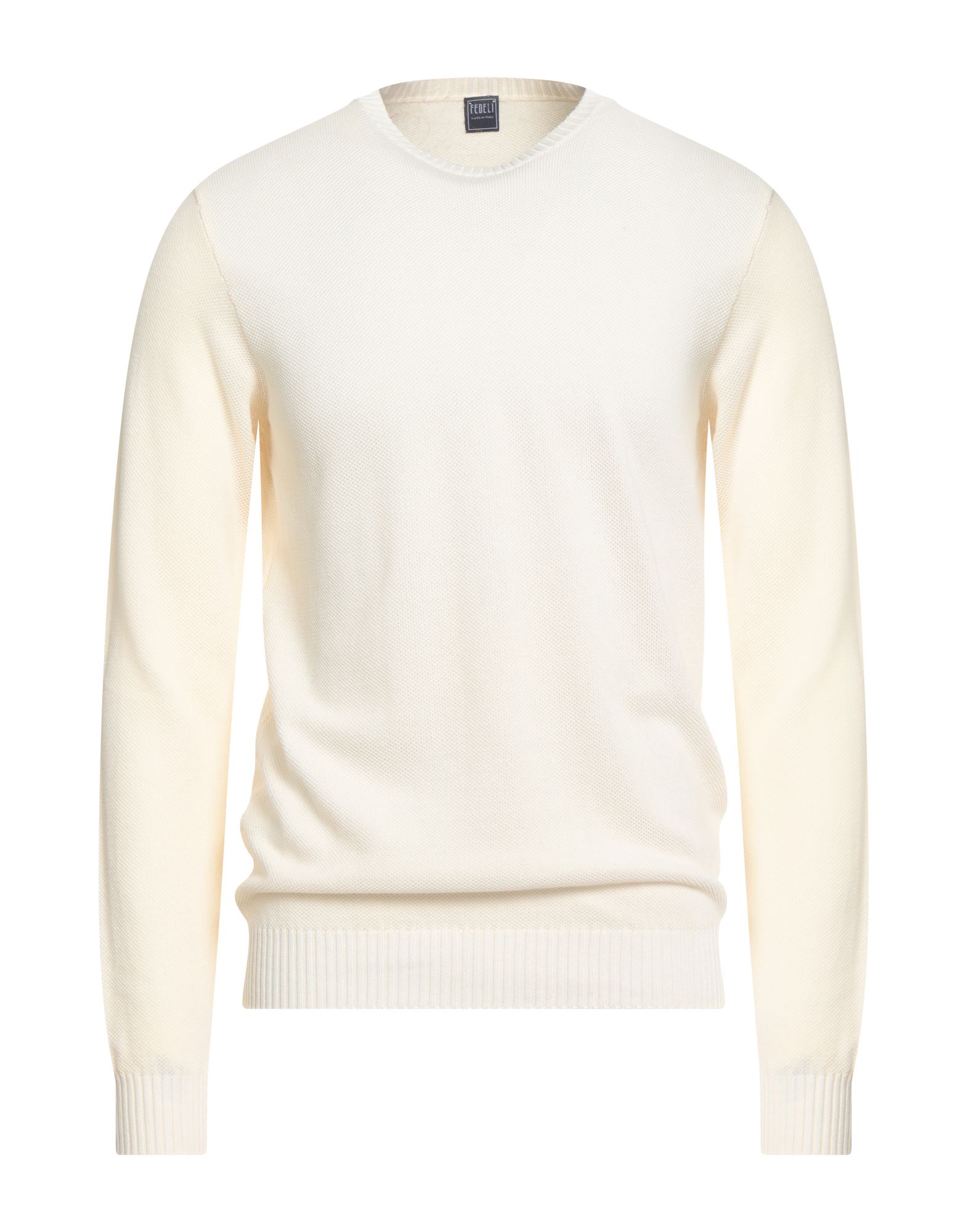 FEDELI Pullover Herren Cremeweiß von FEDELI