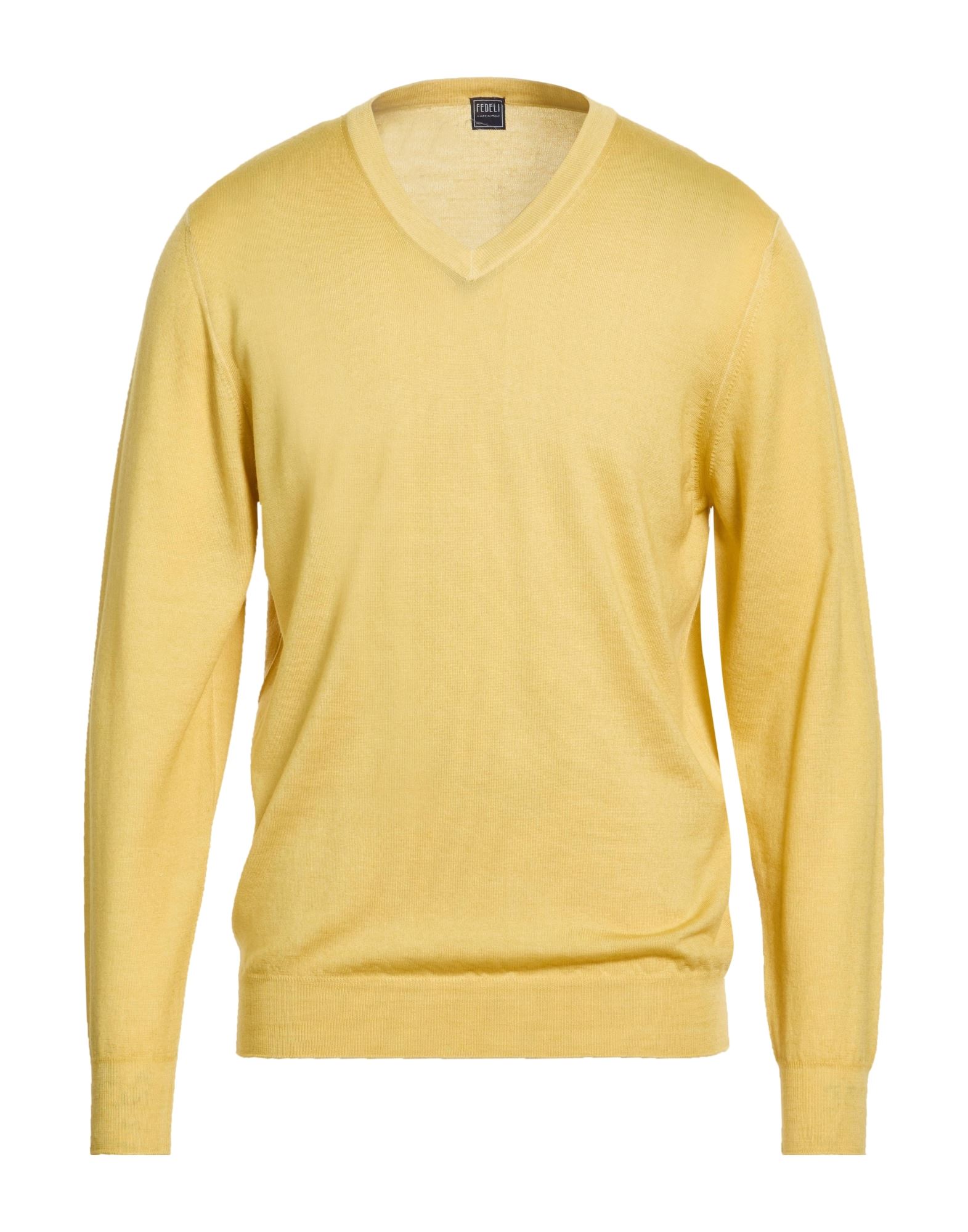 FEDELI Pullover Herren Gelb von FEDELI