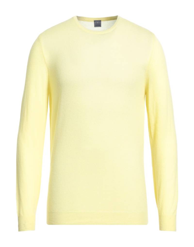 FEDELI Pullover Herren Gelb von FEDELI