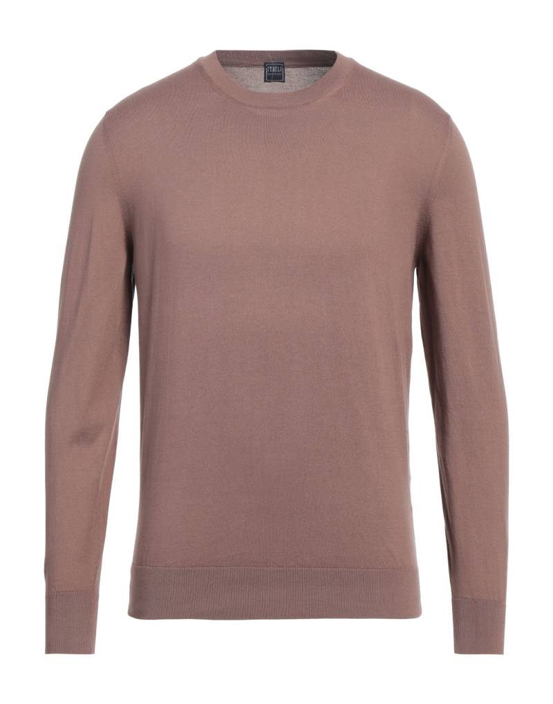 FEDELI Pullover Herren Hellbraun von FEDELI