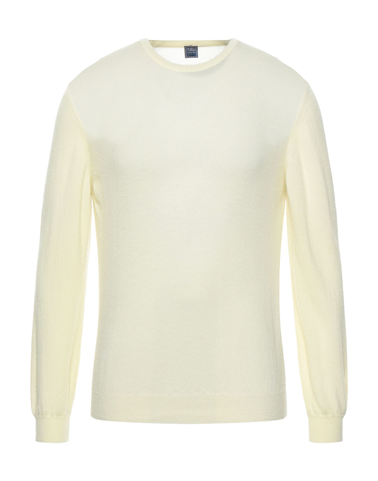 FEDELI Pullover Herren Hellgelb von FEDELI