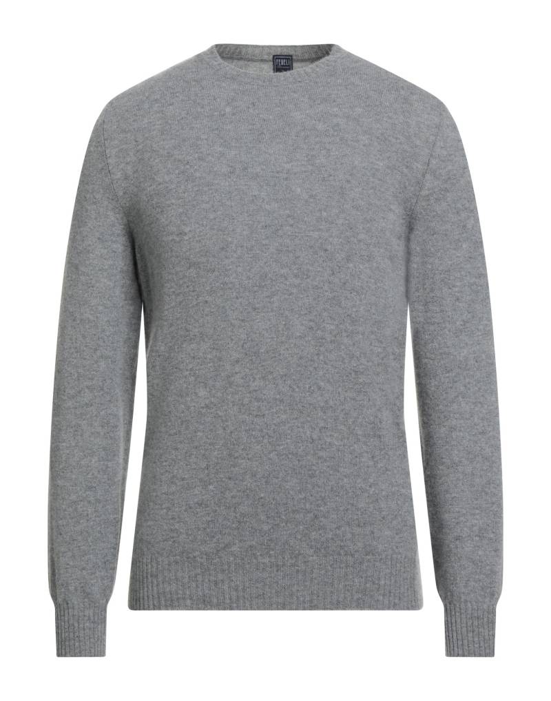 FEDELI Pullover Herren Hellgrau von FEDELI