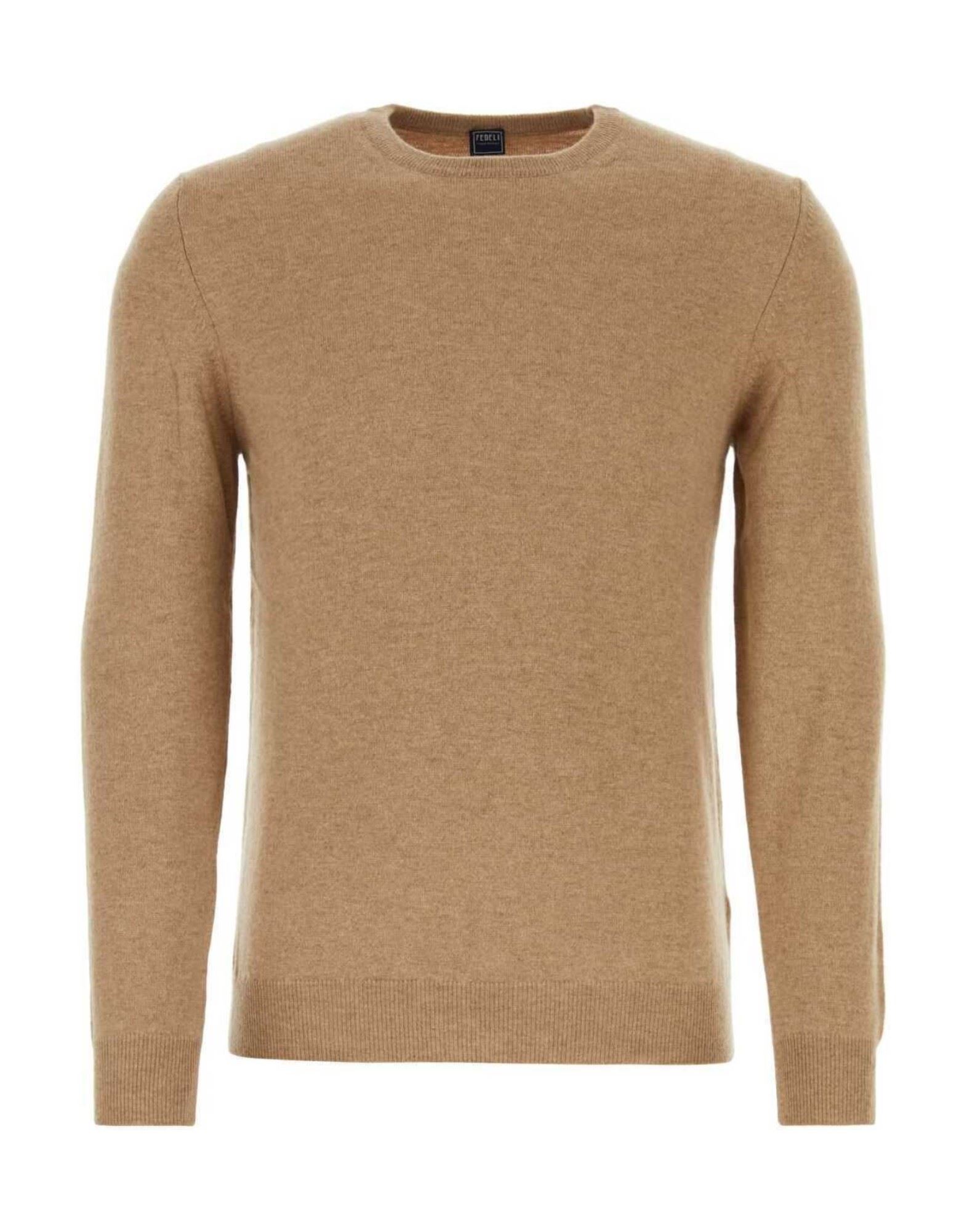 FEDELI Pullover Herren Kamel von FEDELI