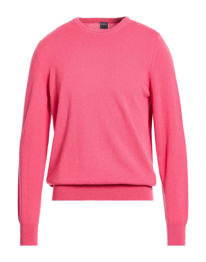 FEDELI Pullover Herren Magenta von FEDELI