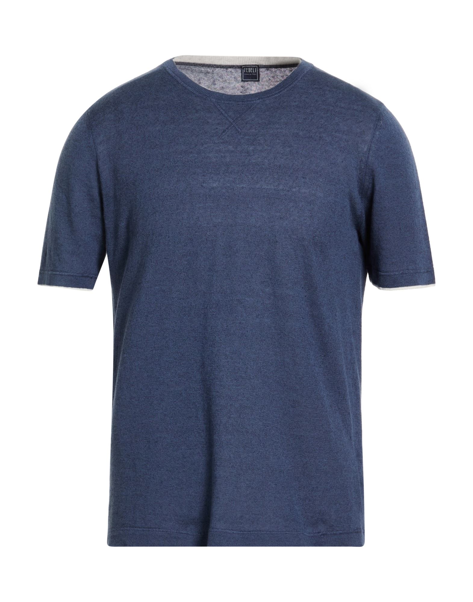 FEDELI Pullover Herren Marineblau von FEDELI