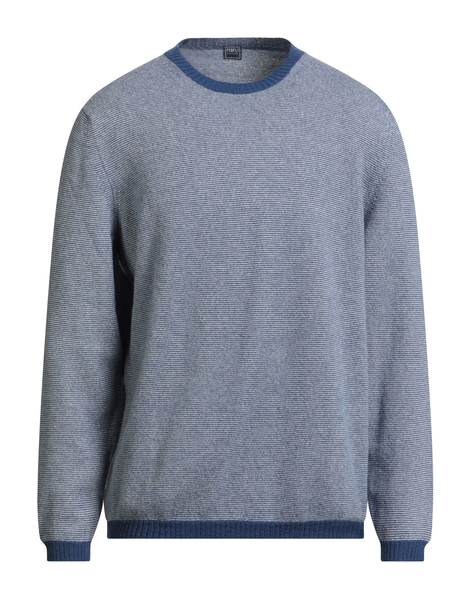 FEDELI Pullover Herren Marineblau von FEDELI