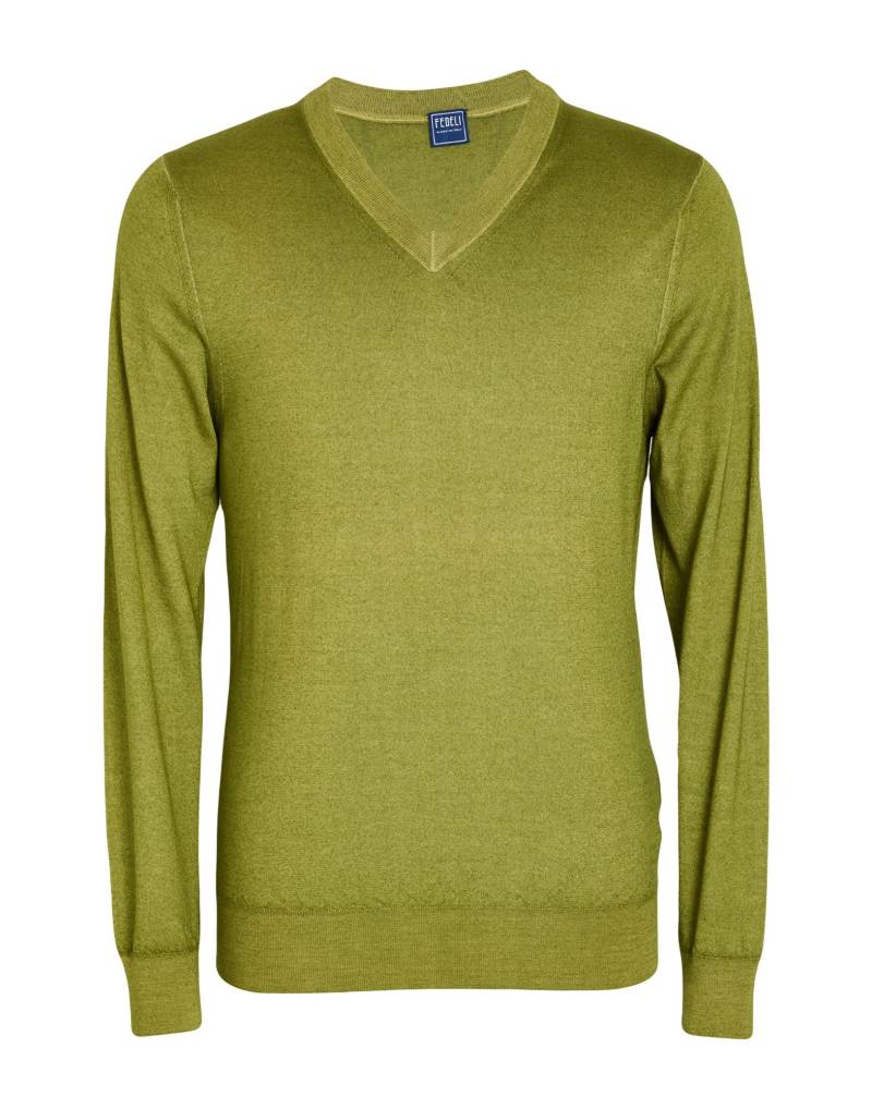 FEDELI Pullover Herren Militärgrün von FEDELI