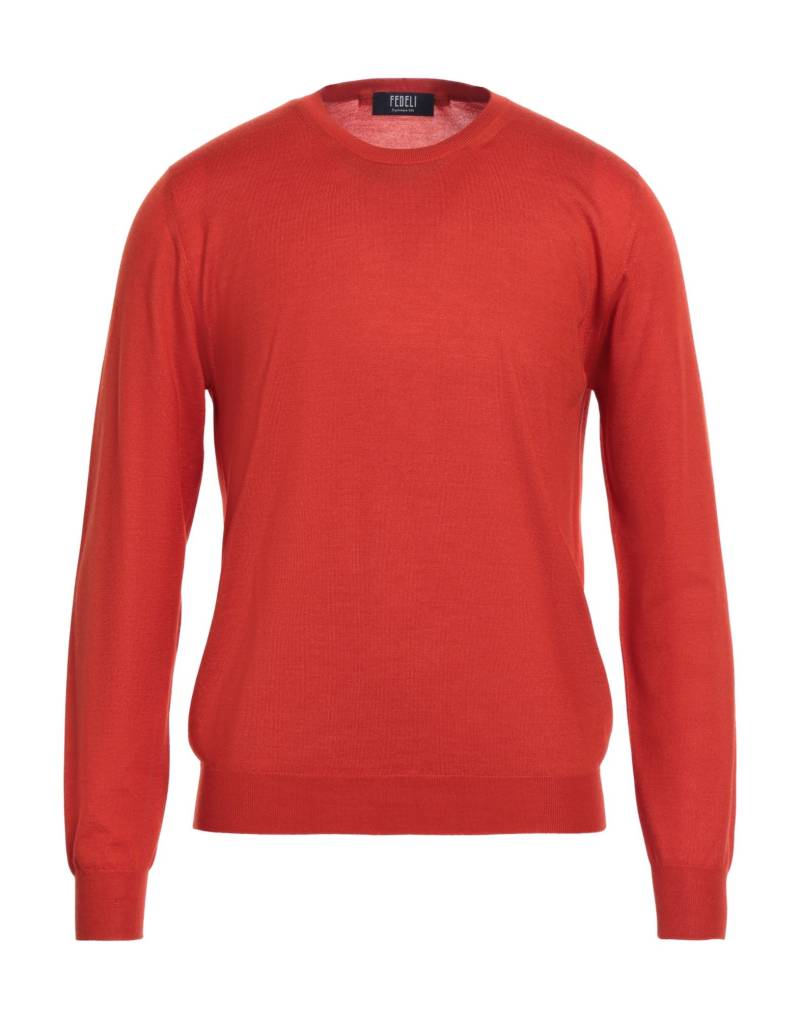 FEDELI Pullover Herren Orange von FEDELI