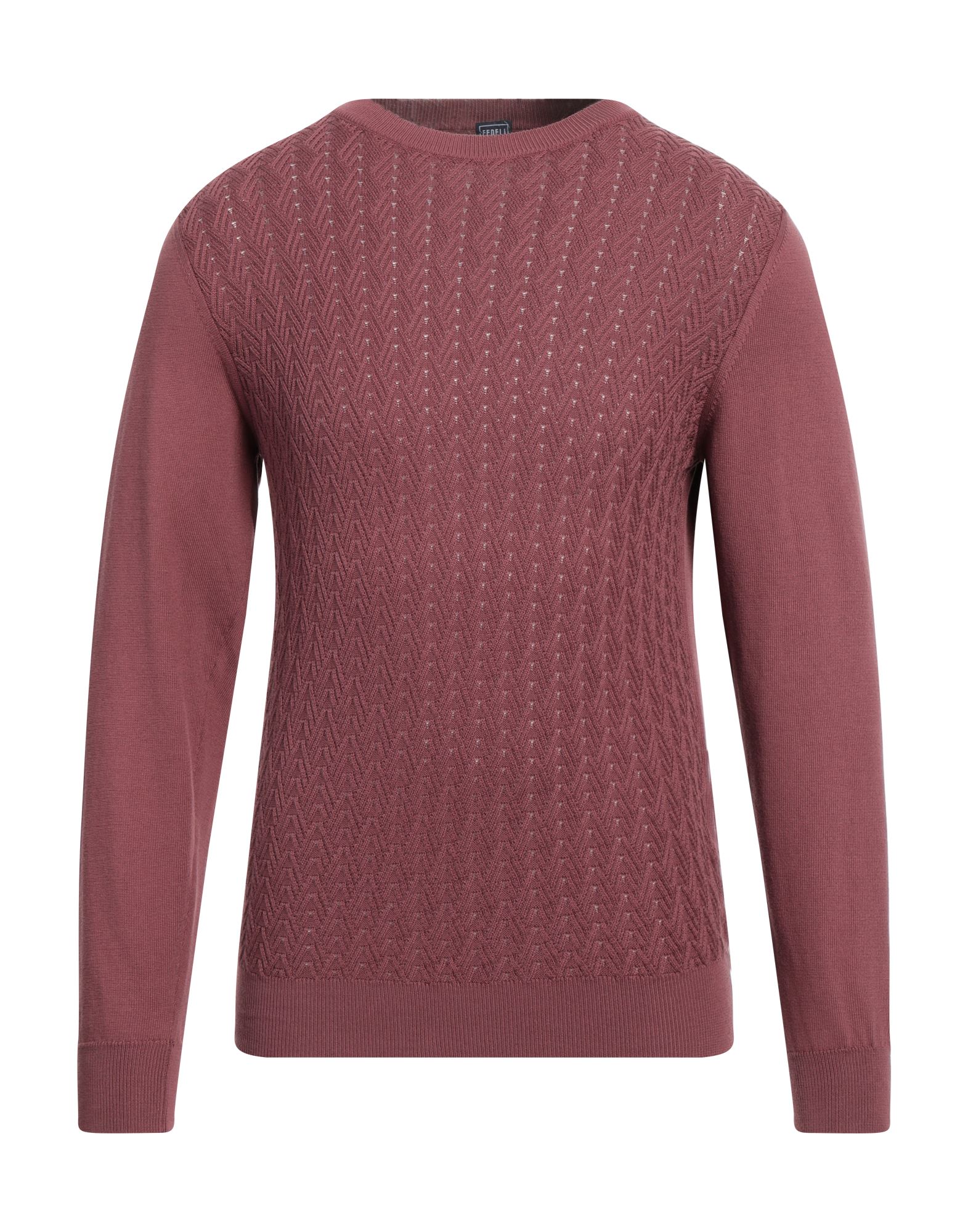 FEDELI Pullover Herren Purpur von FEDELI