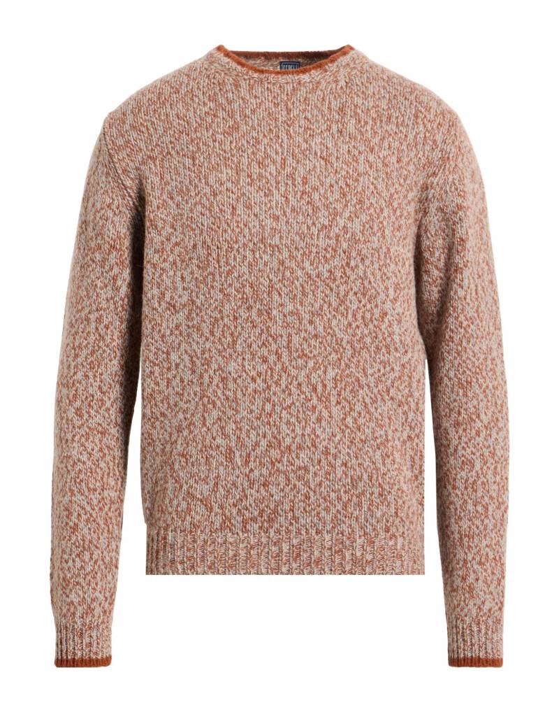 FEDELI Pullover Herren Rostrot von FEDELI
