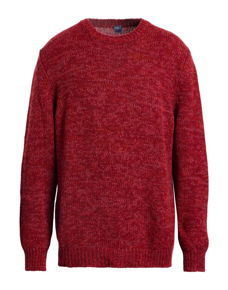 FEDELI Pullover Herren Rot von FEDELI