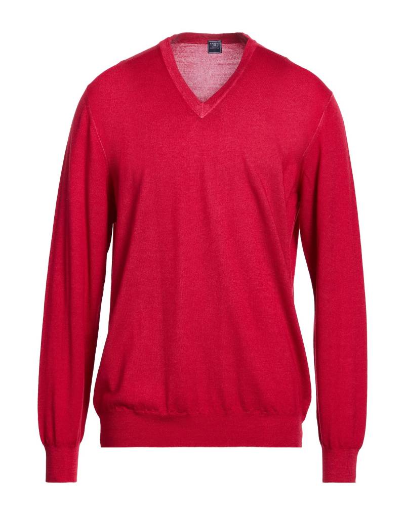 FEDELI Pullover Herren Rot von FEDELI
