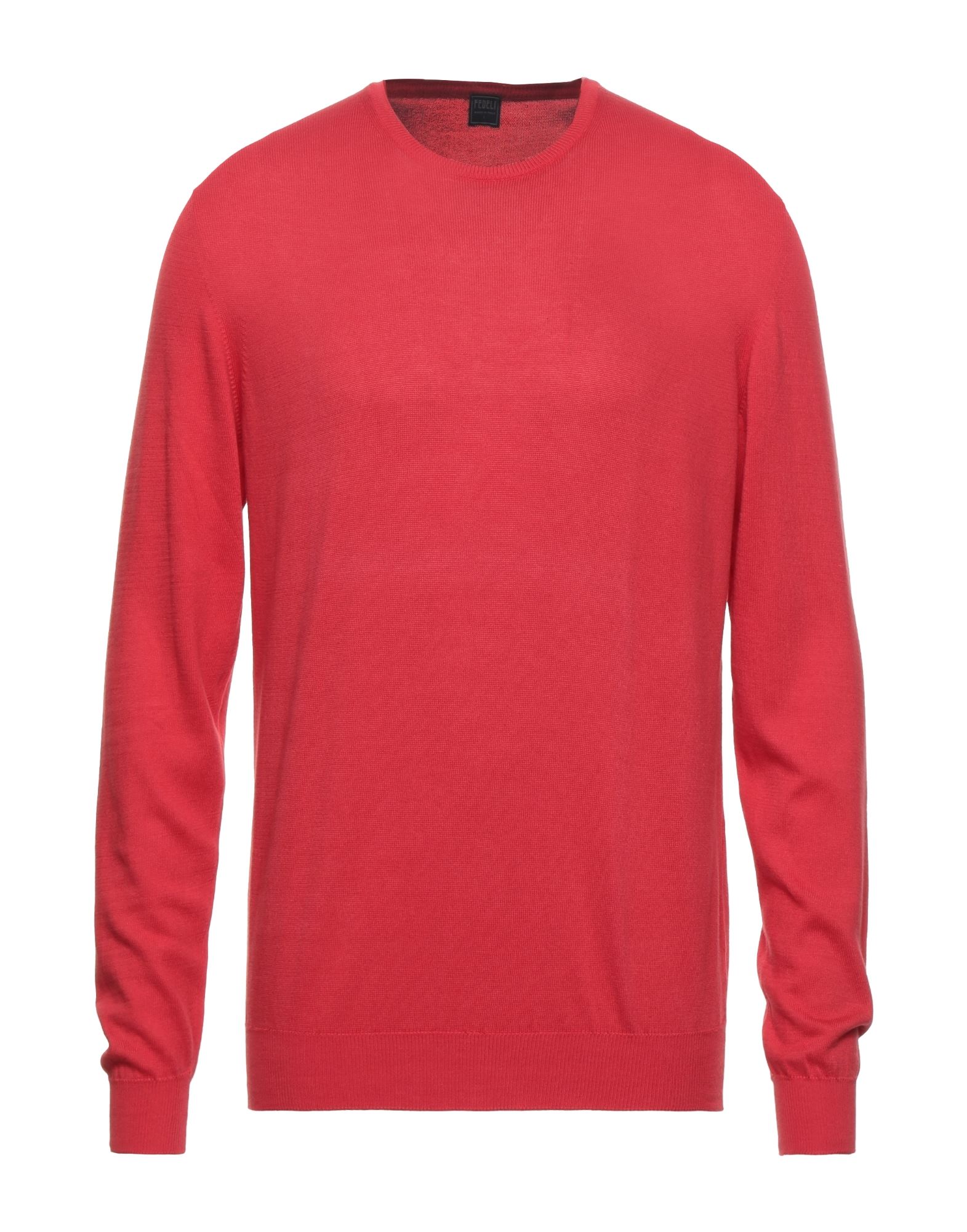 FEDELI Pullover Herren Rot von FEDELI