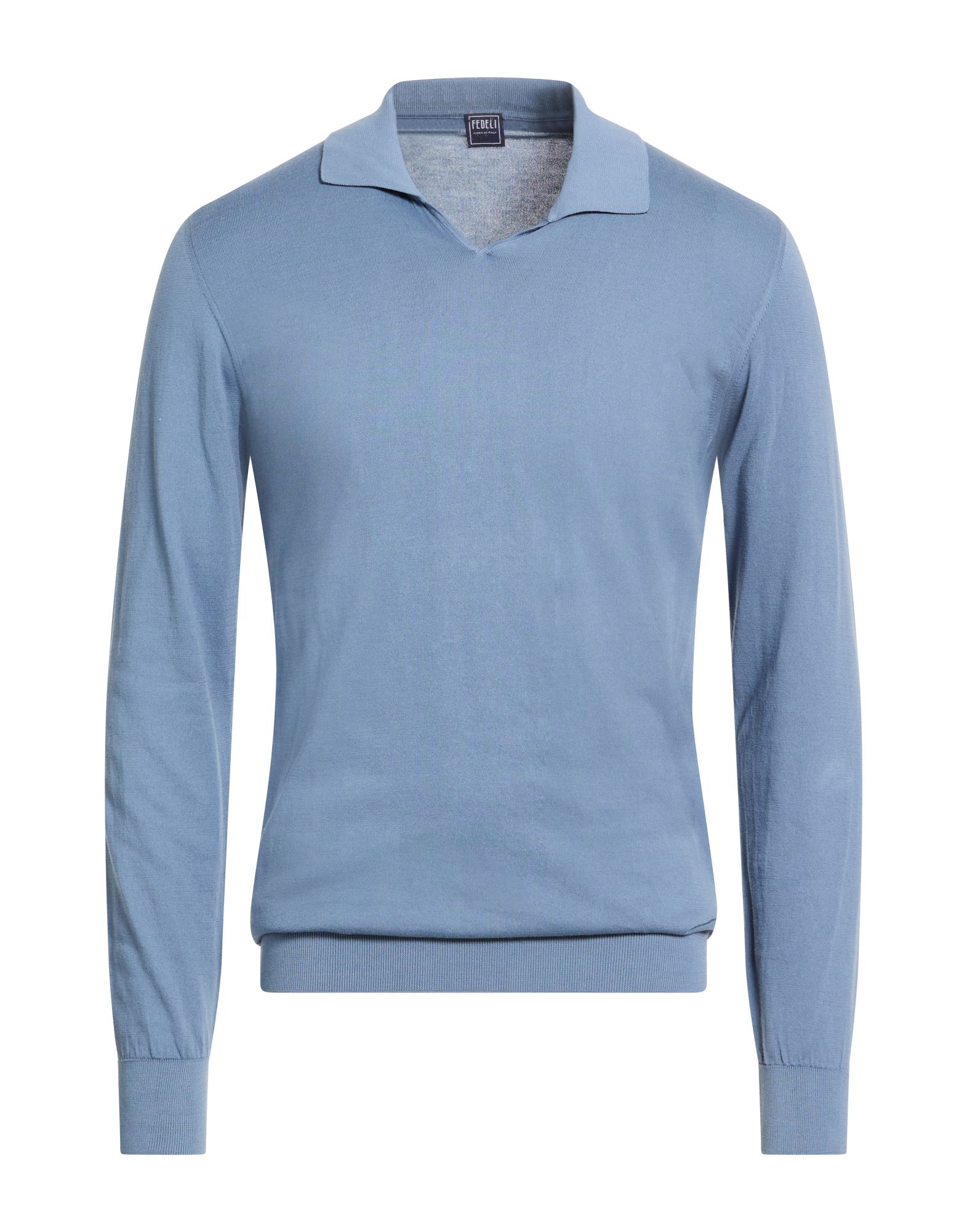 FEDELI Pullover Herren Taubenblau von FEDELI