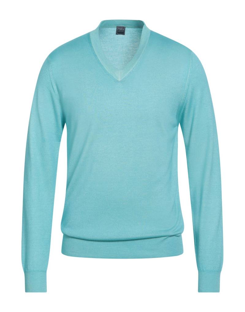 FEDELI Pullover Herren Tūrkis FEDELI Pullover Herren Tūrkis von FEDELI