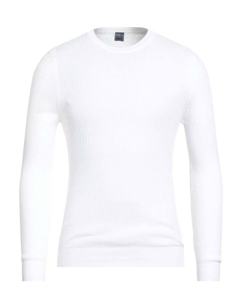 FEDELI Pullover Herren Weiß FEDELI Pullover Herren Weiß von FEDELI