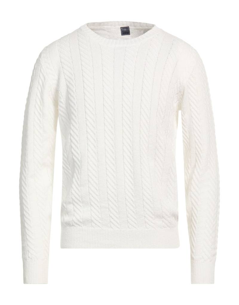 FEDELI Pullover Herren Weiß von FEDELI