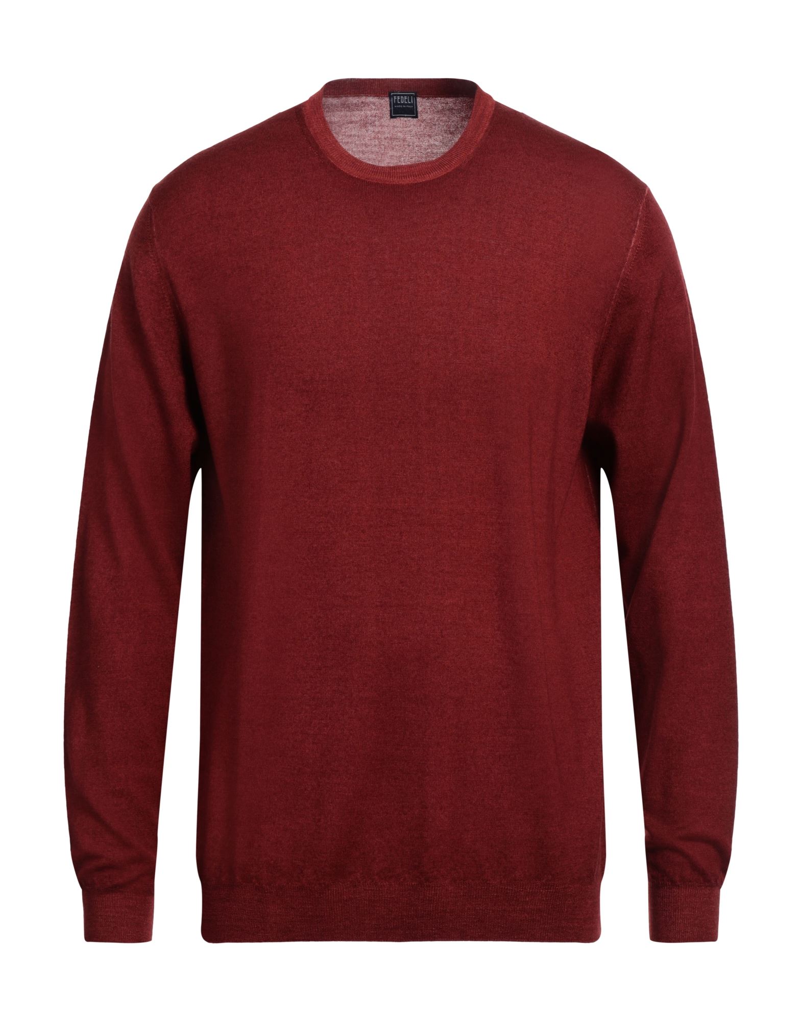 FEDELI Pullover Herren Ziegelrot von FEDELI