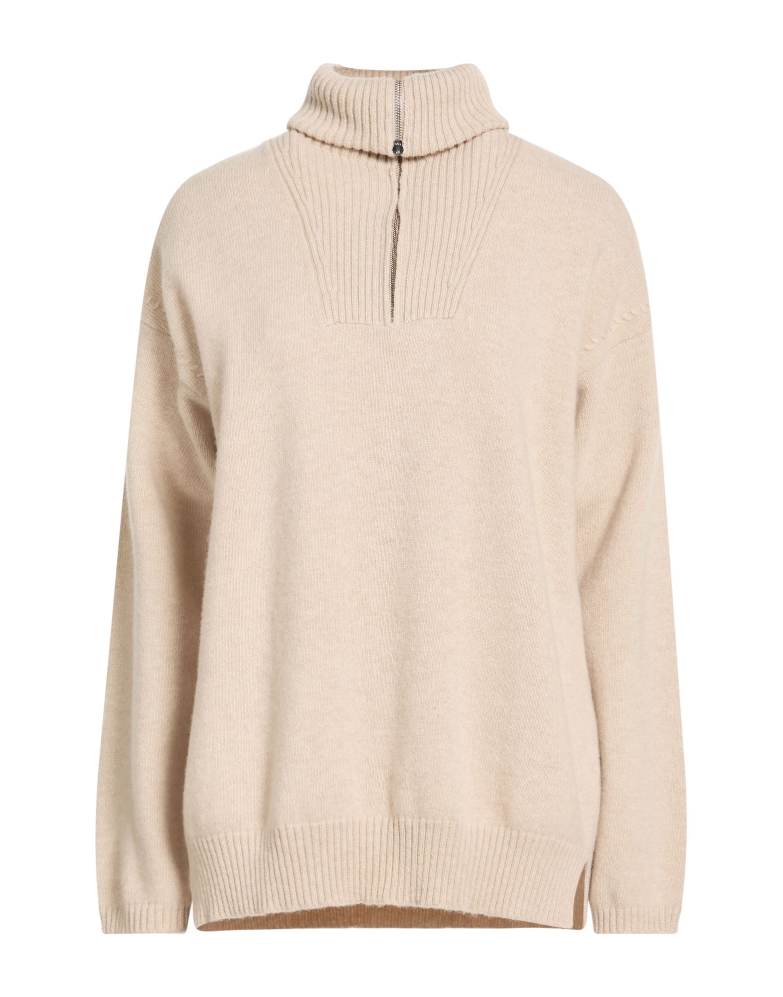 FEDELI Rollkragenpullover Damen Beige von FEDELI