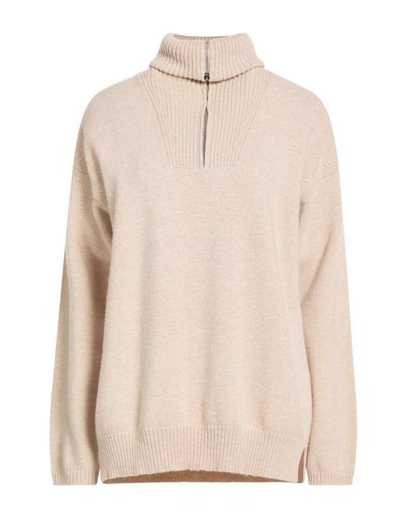 FEDELI Rollkragenpullover Damen Beige von FEDELI