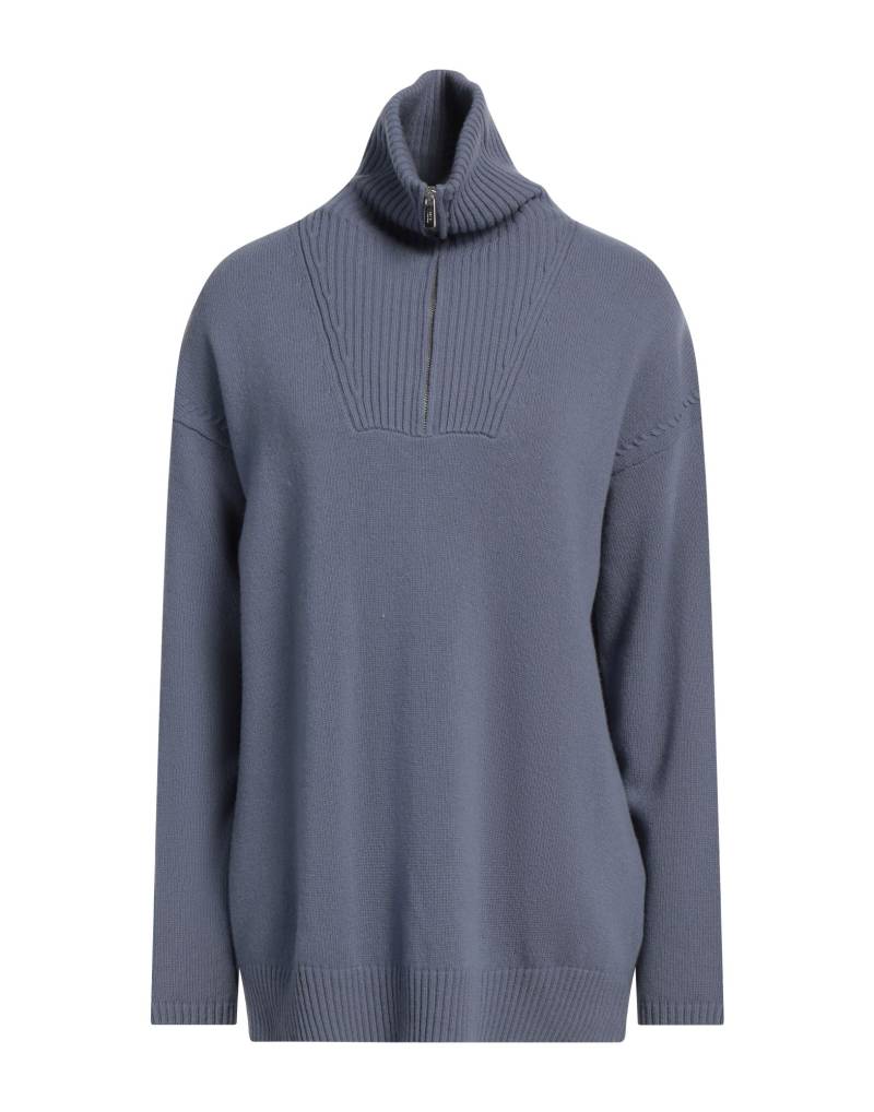 FEDELI Rollkragenpullover Damen Taubenblau von FEDELI